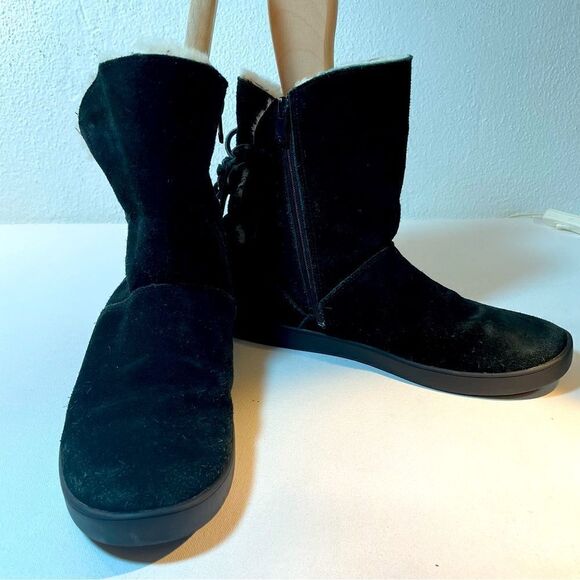 Ugg Koolaburra shazi black short boots size 11 - Picture 1 of 6
